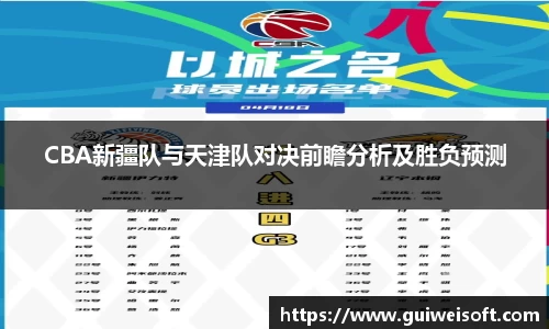 CBA新疆队与天津队对决前瞻分析及胜负预测